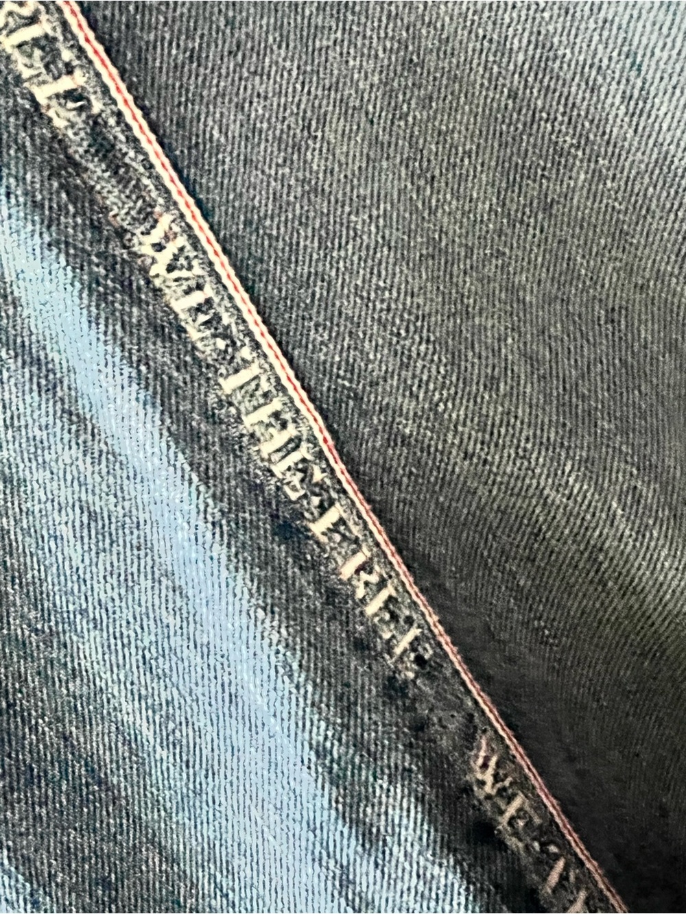Free People We The Free Logo Seam Wide Leg Jeans Size 28 Raw Hem Denim - Picture 7 of 10